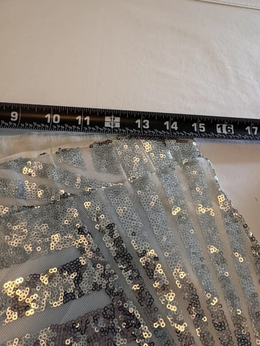 Sequin Flare Pants – High Waisted Bell Bottoms -Size XL - HS0331 - Picture 4 of 6